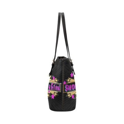 BLACK LADYGRIND FAN TOTE BAG