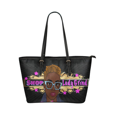 BLACK LADYGRIND FAN TOTE BAG